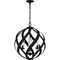 Quoizel Blacksmith Outdoor Pendant 4 Lights Earth Black BMS3520EK - alternate 3